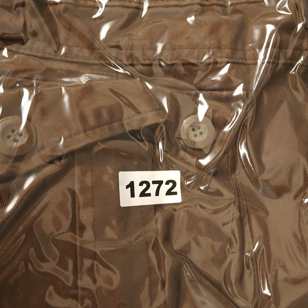 MATCH Union Workwear Supplies Cargo Pants Brown Cotton Utility Style Size XL 34 - Picture 9 of 9